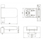 pro secure door hinge dimensions